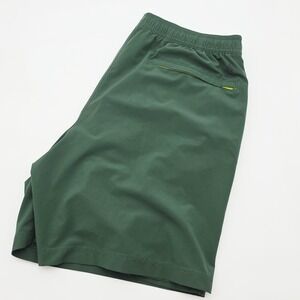 Chubbies Men's Shorts Size Large 7" Performance Green Floral Lined Stretch